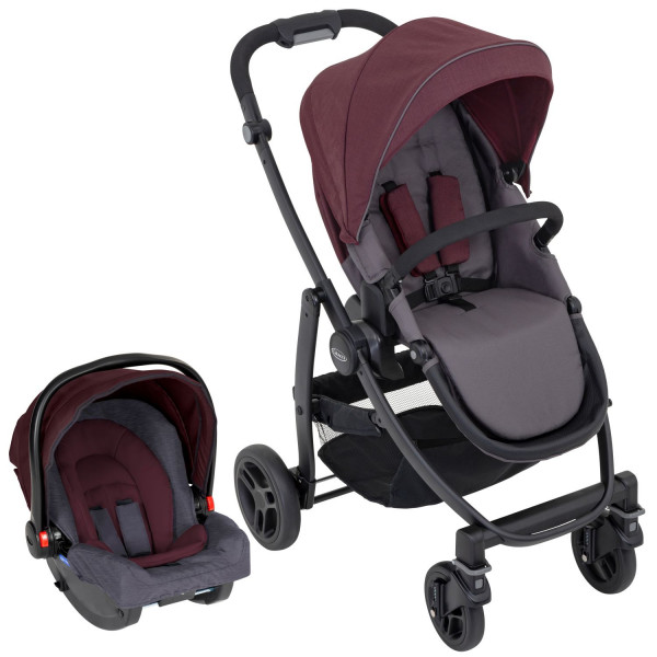 Graco duo sistem Evo, crimson