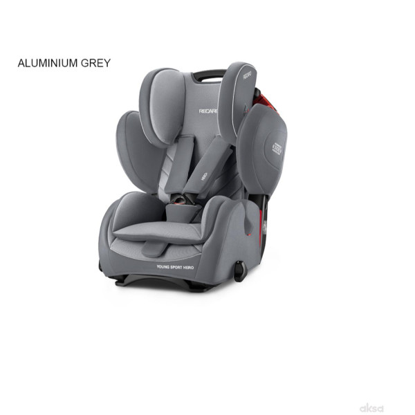 Recaro a-s 1/2/3(9-36kg) YoungSportHero, alum grey 