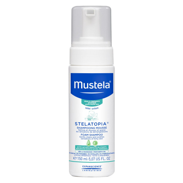 Mustela stelatopia pena šampon 150ml 