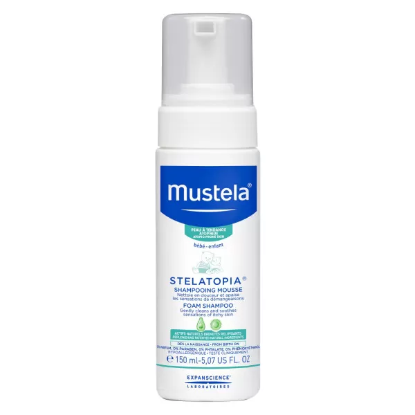 Mustela stelatopia pena šampon 150ml 