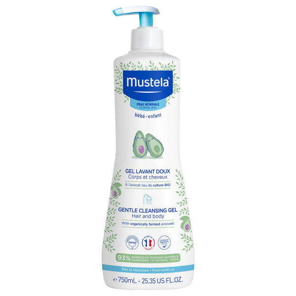 Mustela blagi gel za kupanje 750ml 