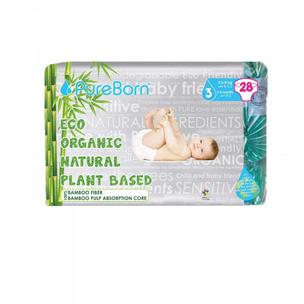 Pure Born pelene 3 Single pack 5,5-8kg 28kom