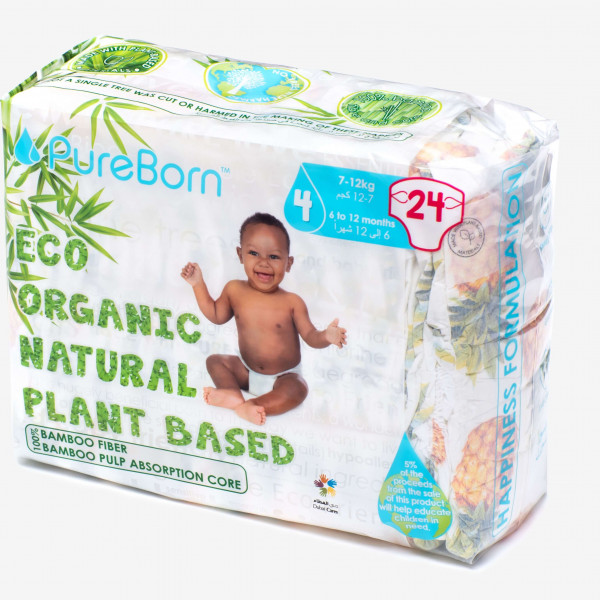 Pure Born pelene 4 Single pack 7-12kg 24kom 