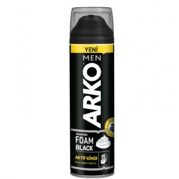 Arko men pena za brijanje, crna 200ml 