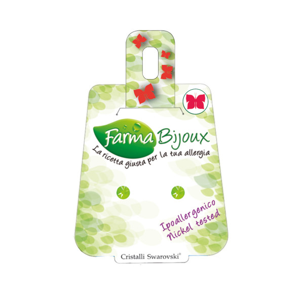 Farma bijoux minđuše BE 57C103 crvene