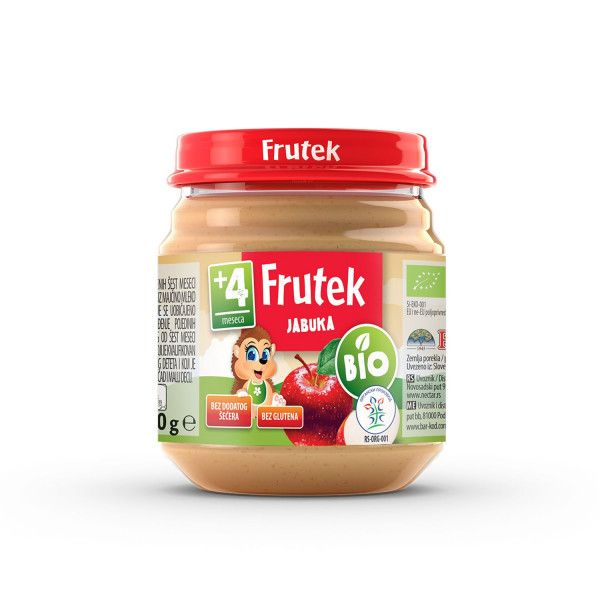 Frutek kašica bio jabuka 120g 