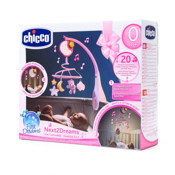 Chicco Next2Dreams vrteska roze