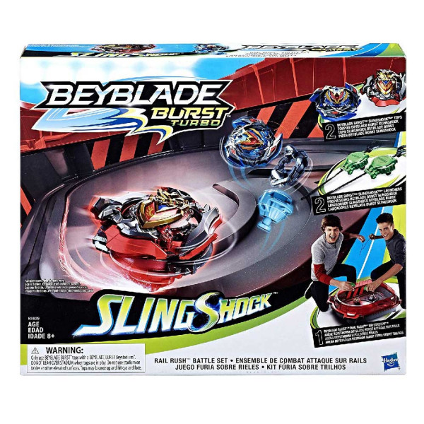 Beyblade Rail Rush Battle Set