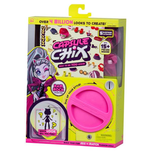 Capsule Clix Ram Rock Lutka Asst 