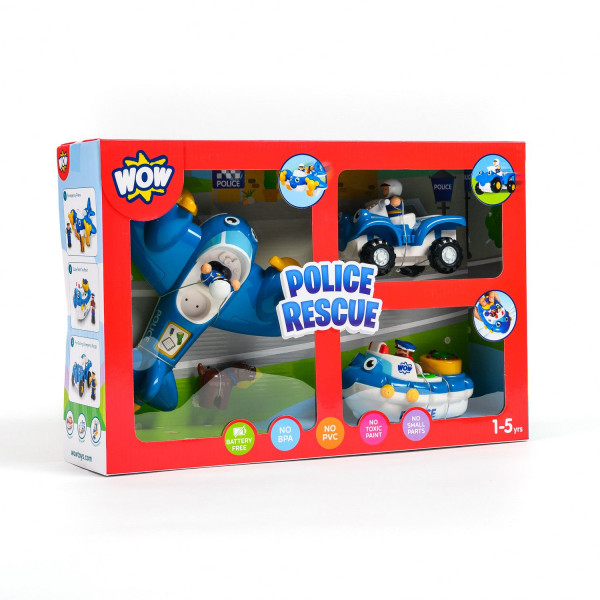 Wow igračka set 3u1 policija