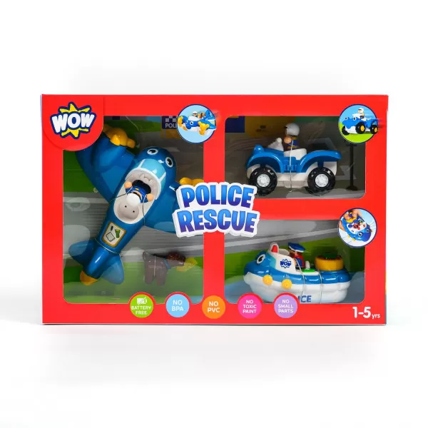 Wow igračka set 3u1 policija 