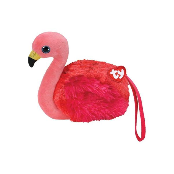 Ty Plisana Tasna Flamingo  10.2X12.7X1cm 