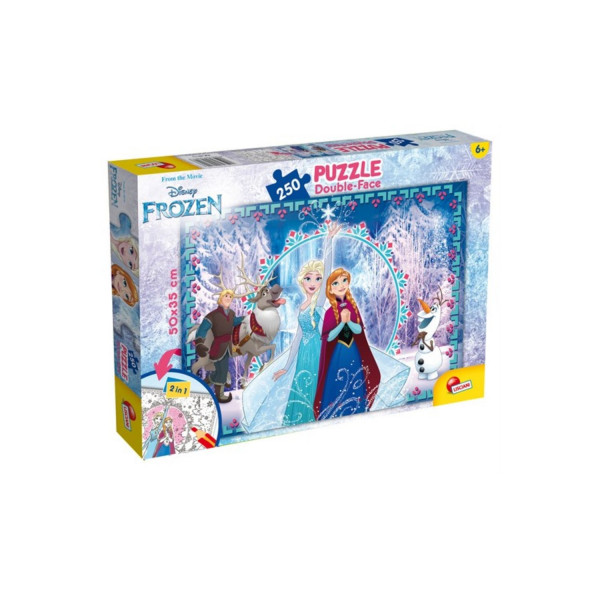 Lisciani slagalica 250Pcs Frozen 2u1 Slozi i Oboj 