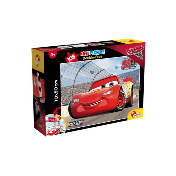 Lisciani 108Pcs Maxi Cars 3 Fast Friends 2u1 