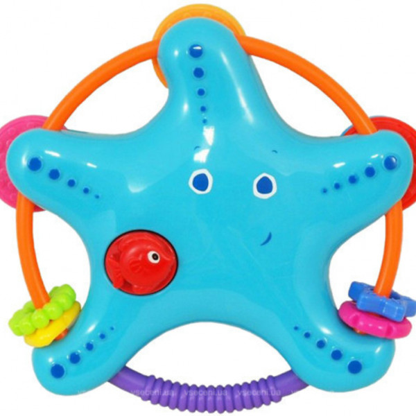 Baby Mix igračka zvečka morska zvezda