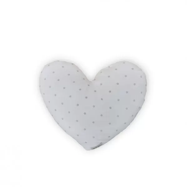 Lillo&Pippo ukrasni jastuk Srce,siva 