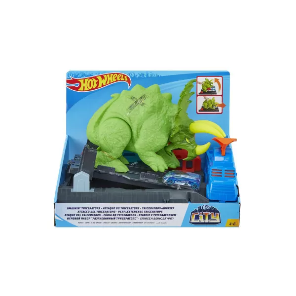 Hot Wheels Set Triceratops