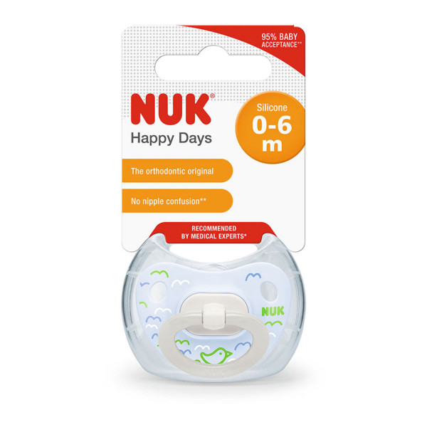 Nuk laža silikon happy kids vel1 