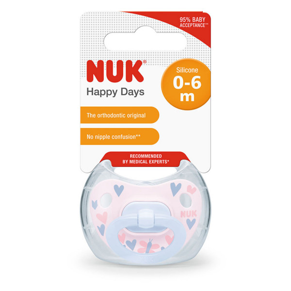 Nuk laža silikon happy kids vel1 