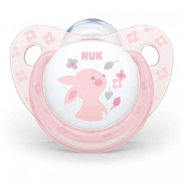 Nuk laža silikon roze vel1