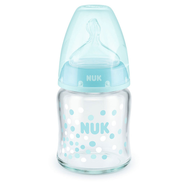 Nuk staklena flašica FC 120ml sil.s1