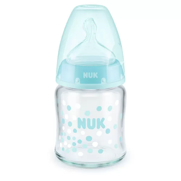 Nuk staklena flašica FC 120ml sil.s1