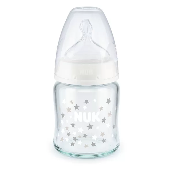 Nuk staklena flašica FC 120ml sil.s1