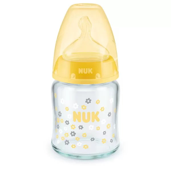 Nuk staklena flašica FC 120ml sil.s1