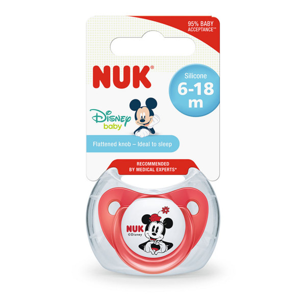 Nuk laža silikon Mickey Mouse vel2 