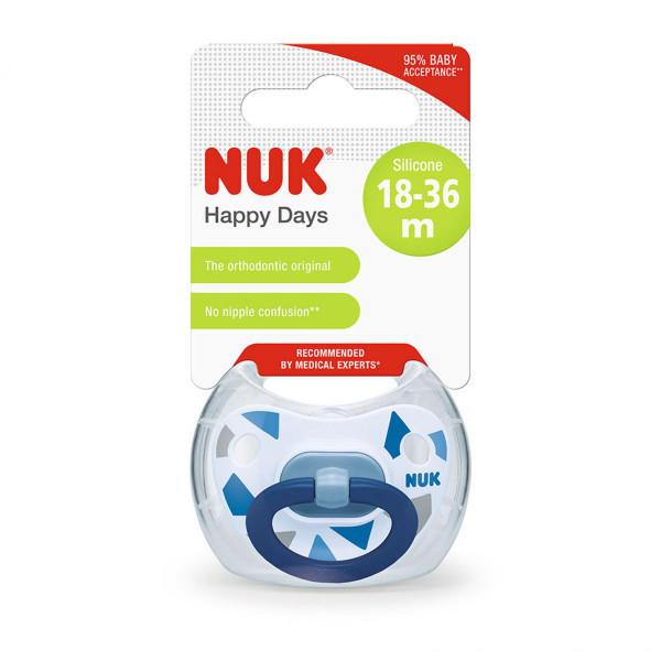 Nuk laža silikon happy kids vel3 