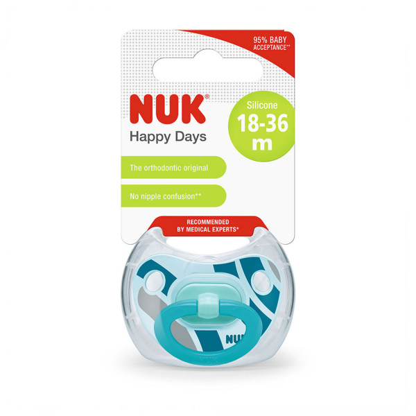 Nuk laža silikon happy kids vel3 