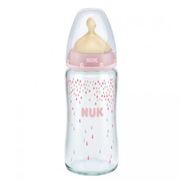 Nuk staklena flašica FC 240ml kau.s1