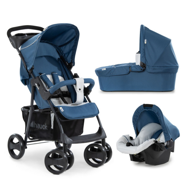 Hauck trio set Shopper SLX, Denim Silver