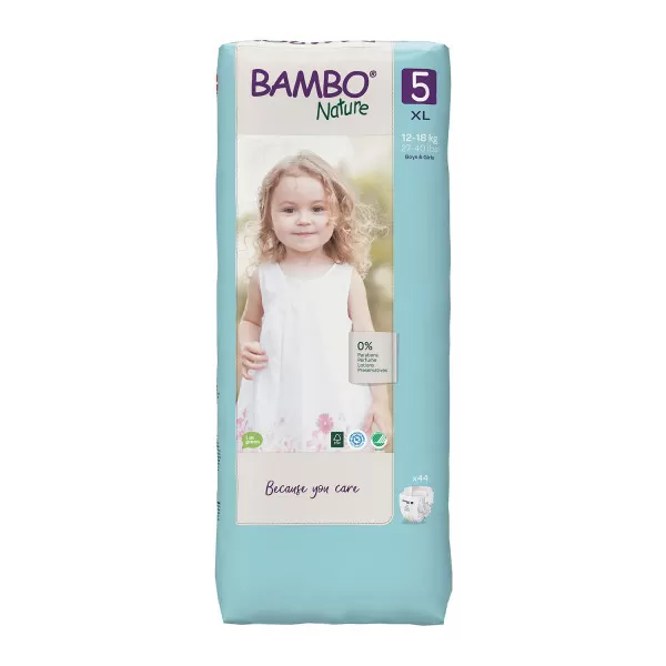 Bambo pelene Nature 5 junior 12-18kg 44kom 