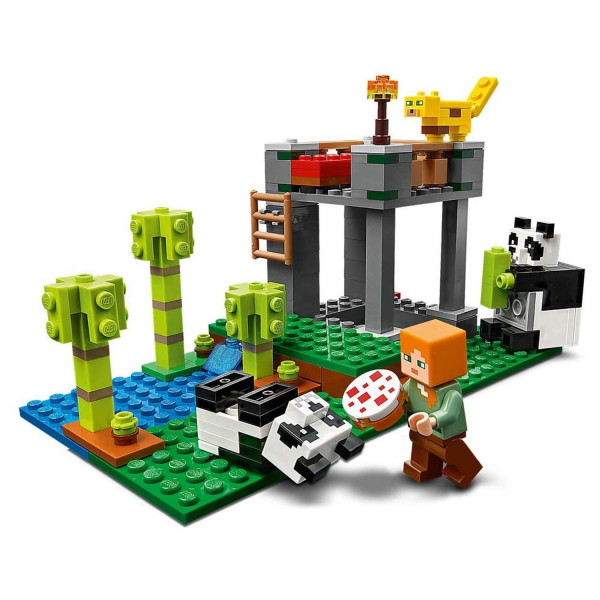 Lego Minecraft the panda nursery 