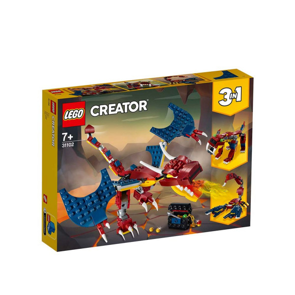 Lego Creator fire dragon 