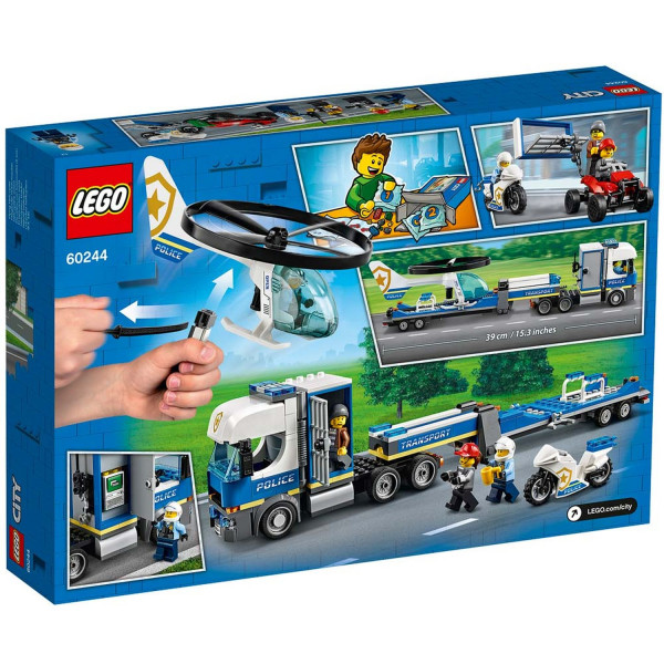 Lego City police helicopter