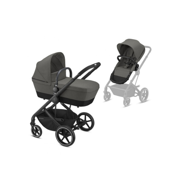 Cybex Balios S 2u1 crni ram, Soho Grey 