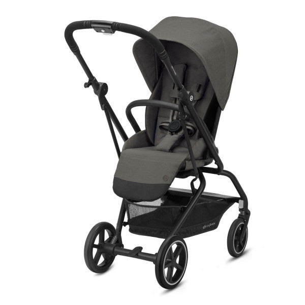 Cybex kolica Eezy S Twist+ 2, crni ram, Soho Grey