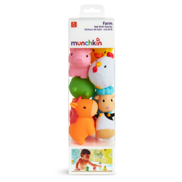 Munchkin igračka za kupanje farma 8 kom