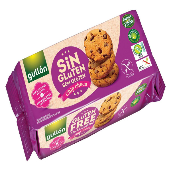 Gullon keks chip choco bez glutena, bez sećer 130g 