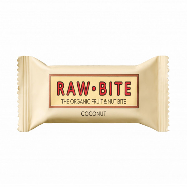 Raw Bite voćni energ. bar organski kokos 50g 