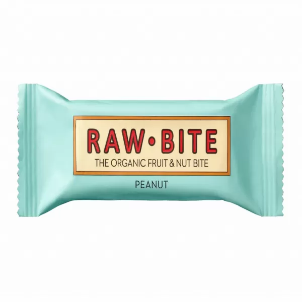 Raw Bite voćni energ. bar organski kikiriki 50g 