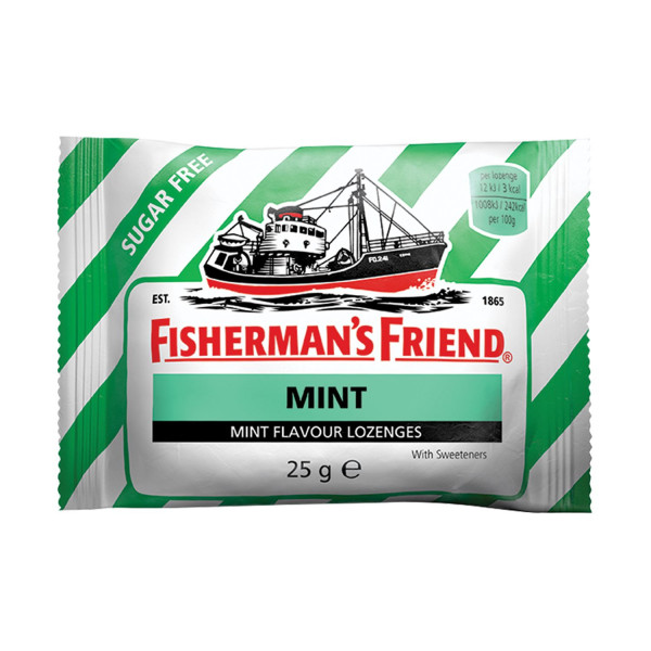 Fishermans pepermint pastile  GF 25g 