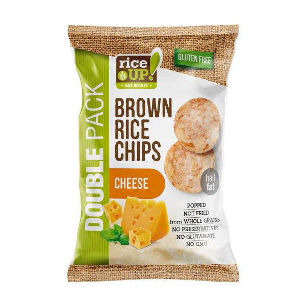 Rice up braon pirinčani čips sir  120g 
