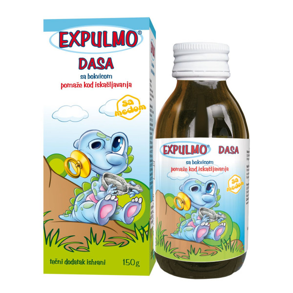 Expulmo Dasa eliksir bokvica, 150g 