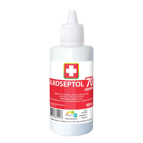 Alkoseptol medicinski alkoholni rastvor, 100 ml 