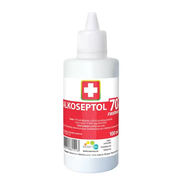 Alkoseptol medicinski alkoholni rastvor, 100 ml 