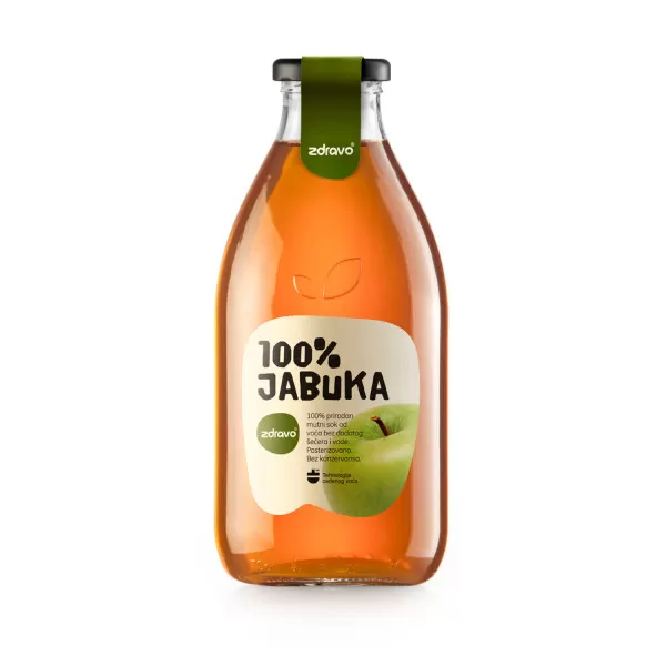 Zdravo Organic sok od jabuke 750ml 