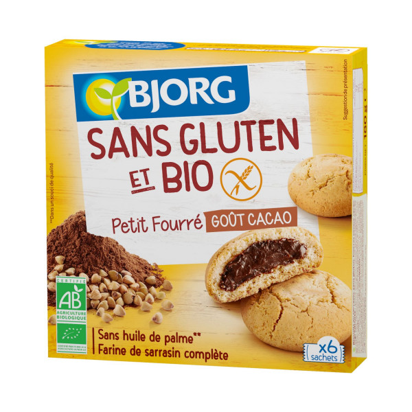 Bjorg biskvit punjen kakao krem. bez glutena 180g 